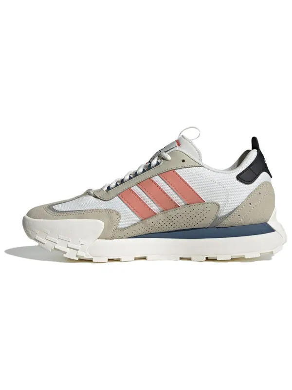 Кроссовки futro mixr shoes 'tan white pink' Adidas — изображение 2 из 4, бежевый/белый/розовый