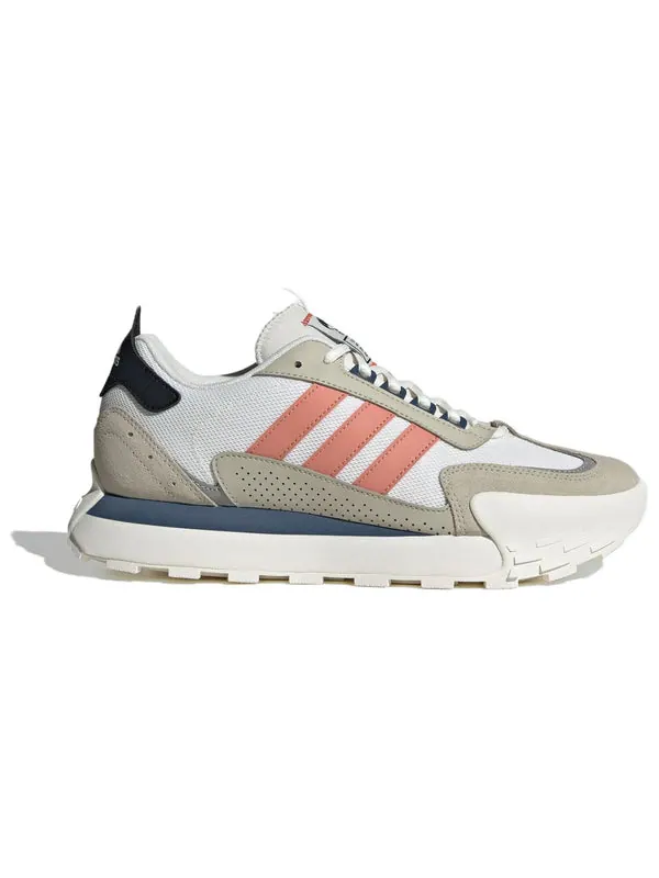 Кроссовки futro mixr shoes 'tan white pink' Adidas — изображение 3 из 4, бежевый/белый/розовый
