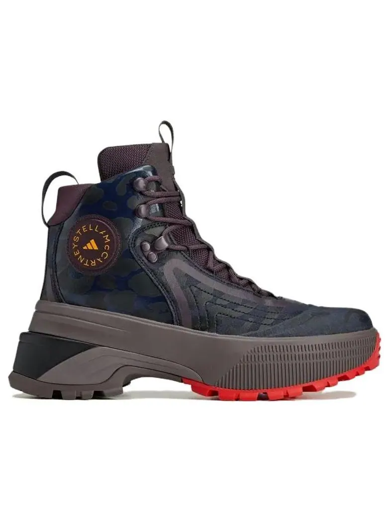 Кроссовки (WMNS) adidas Terrex By Stella Mccartney 'Charcoal Legend Ink Active Red' — изображение 2 из 4, черный