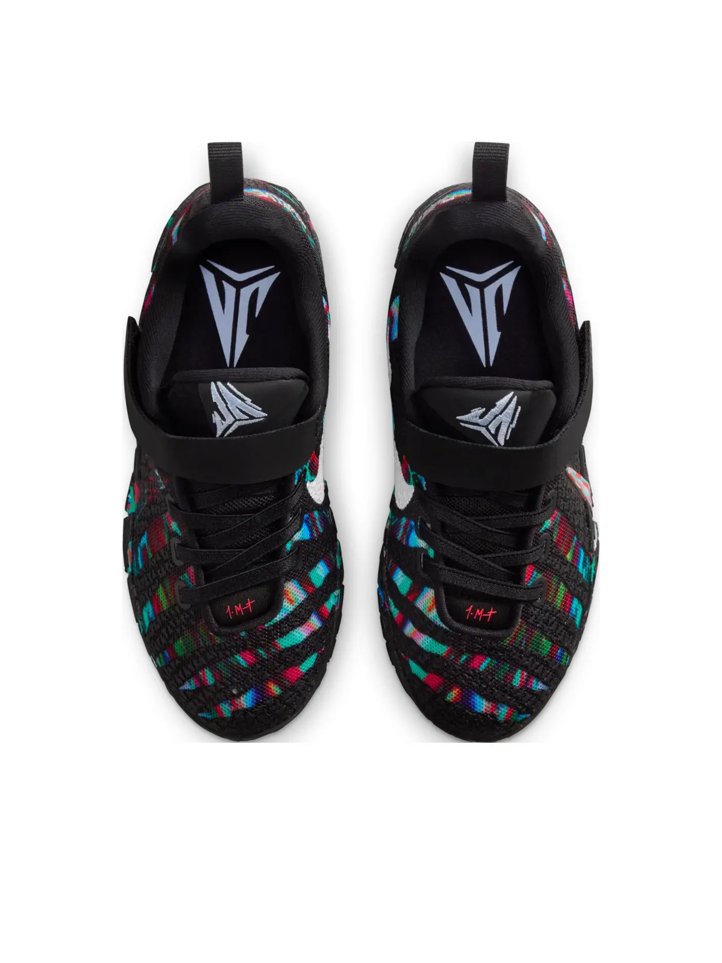 Кроссовки (PS) Nike JA 3 'Black Bright Crimson Cobalt Bliss' — изображение 2 из 6, черный