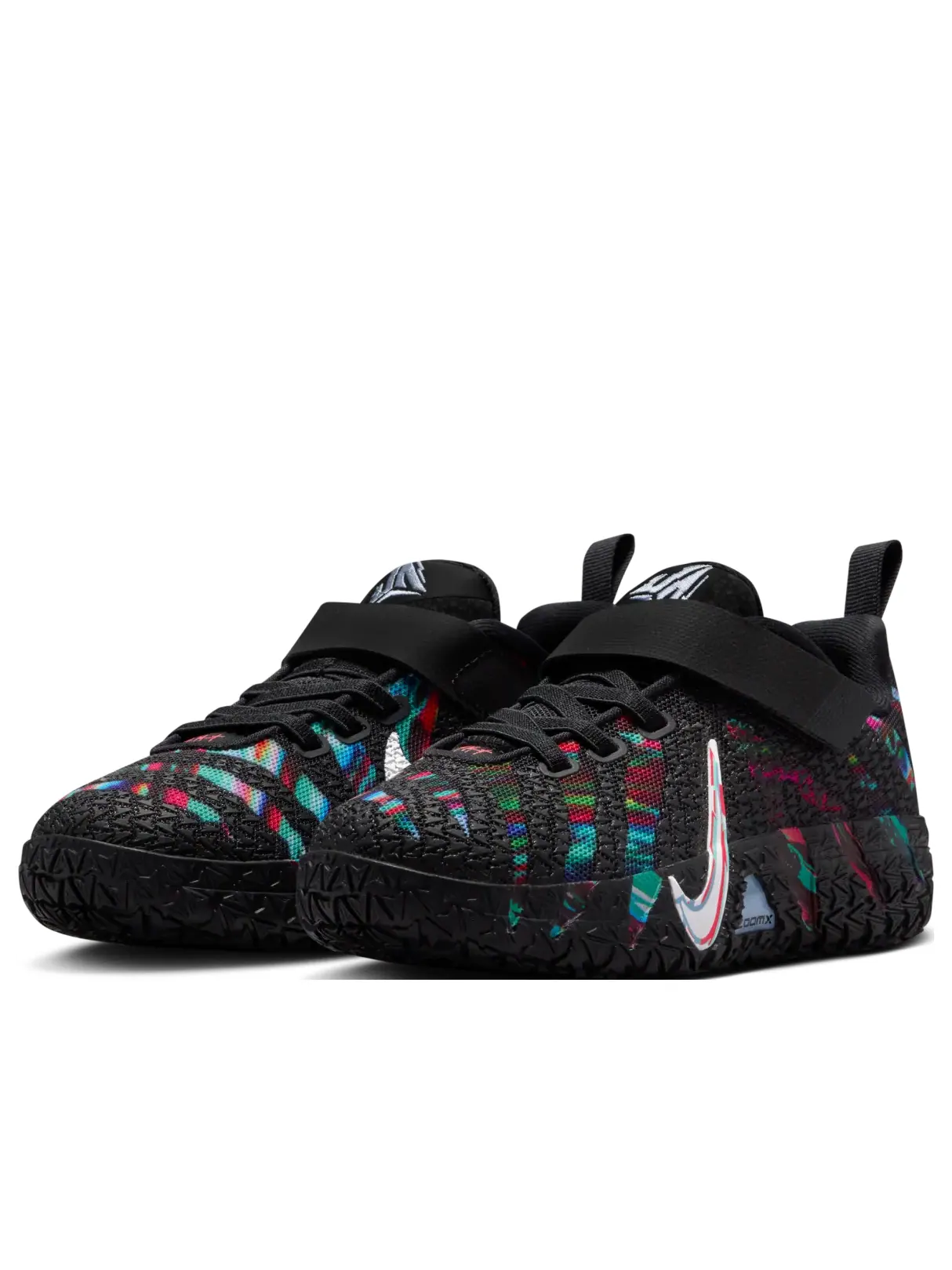 Кроссовки (PS) Nike JA 3 'Black Bright Crimson Cobalt Bliss' — изображение 4 из 6, черный