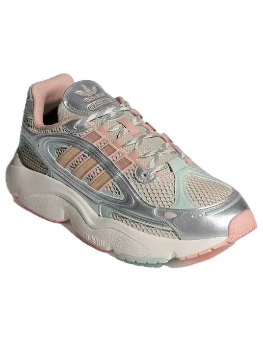 Кроссовки (WMNS) adidas Ozmillen 'Silver Pale Pink' — изображение 2 из 4, серебряный