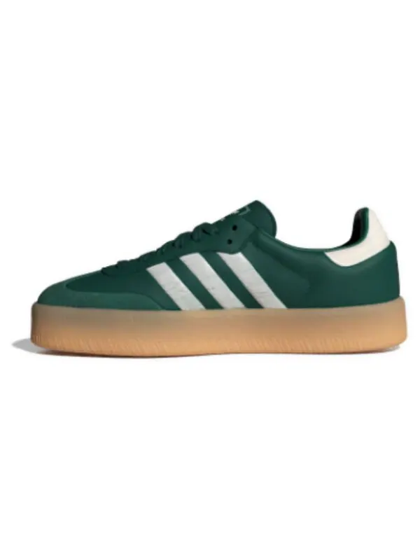Кроссовки самбэ Adidas — изображение 3 из 4, зеленый/белый
