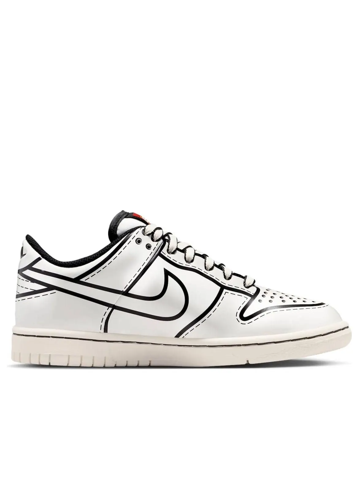Кроссовки (GS) Nike Dunk Low x LEGO 'Sail' — изображение 2 из 6, бежевый