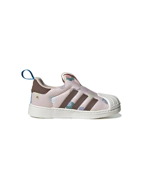 Кроссовки суперзвезда 360 x лего Adidas — изображение 2 из 4, розовый/белый/коричневый
