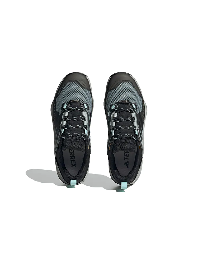 Походные кроссовки Adidas Terrex Swift R3 Gore-tex — изображение 5 из 6, черный/зеленый