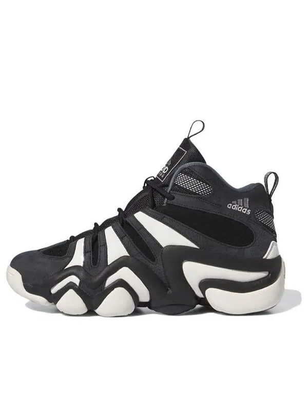 Кроссовки 8 Adidas Crazy — изображение 1 из 4, черный/белый-фиолетовый