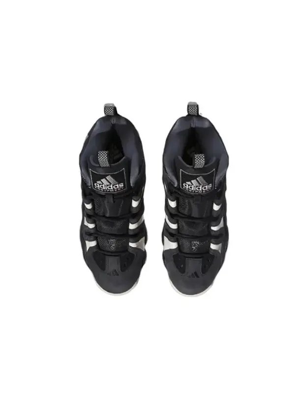 Кроссовки 8 Adidas Crazy — изображение 3 из 4, черный/белый-фиолетовый