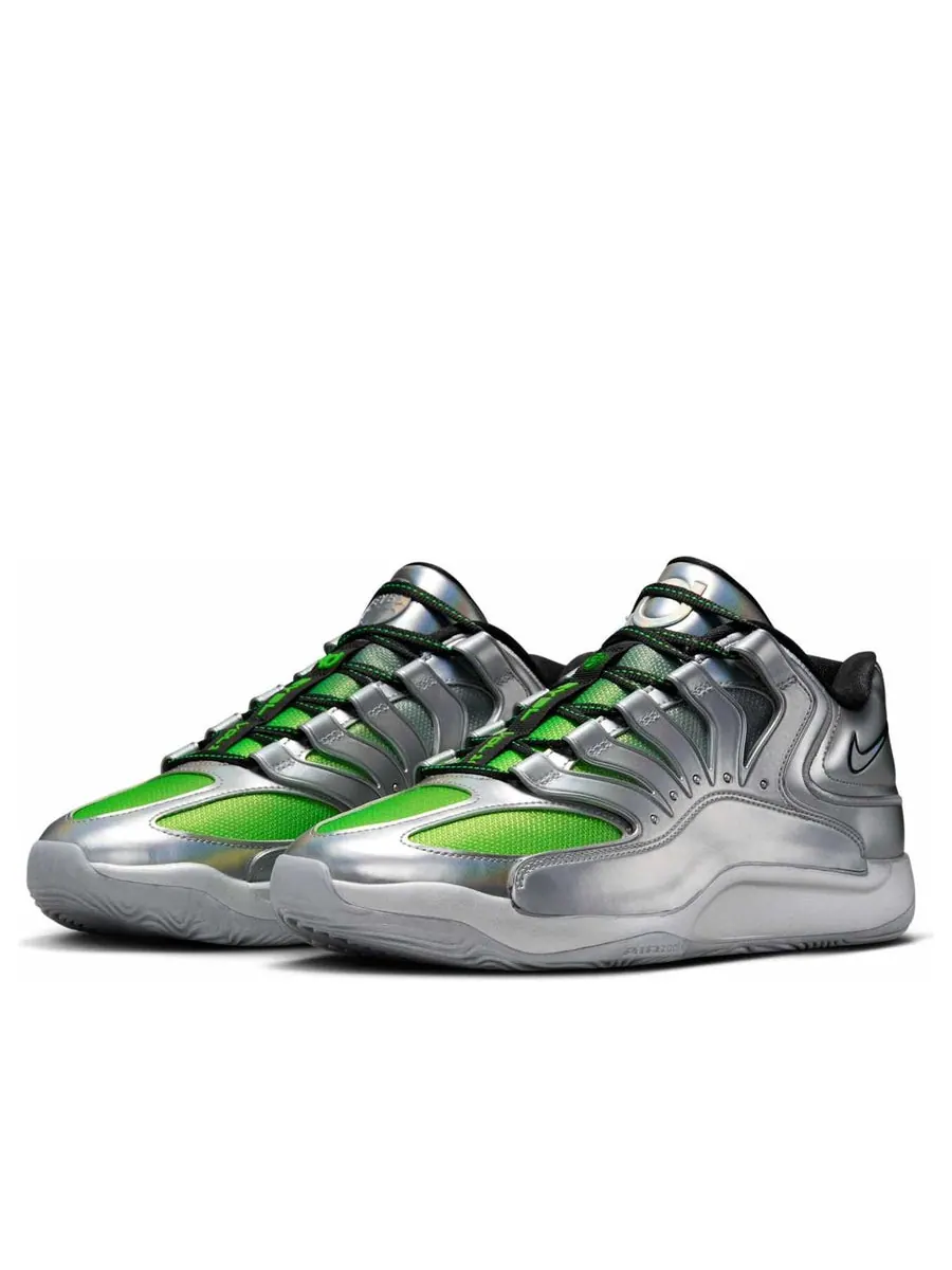 Кроссовки Nike KD 18 EP 'EYBL' — изображение 3 из 6, серебряный