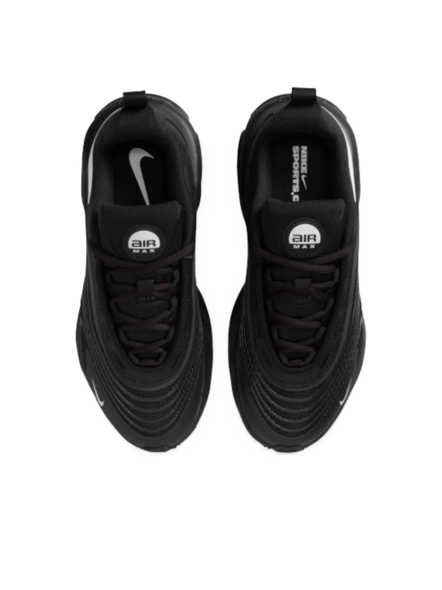 Кроссовки (GS) Nike Air Max Fire 'Black White' — изображение 3 из 5, черный