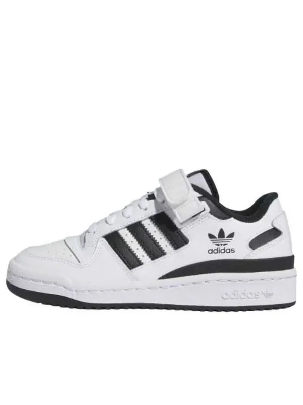 Кроссовки оригиналы форум низкий Adidas — изображение 1 из 4, белый/черный/черный