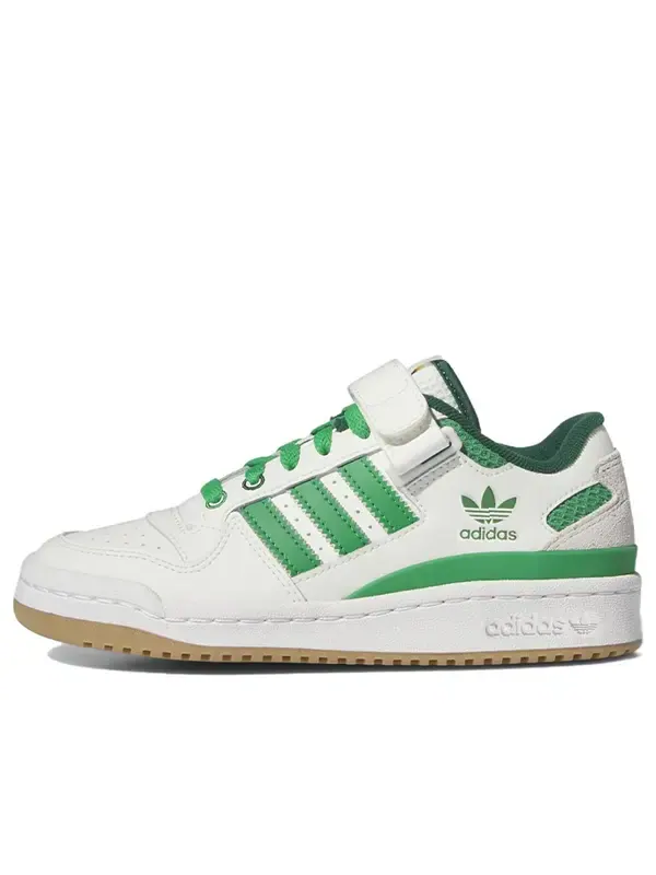 Кроссовки оригиналы форум низкий Adidas — изображение 1 из 4, белый/зеленый