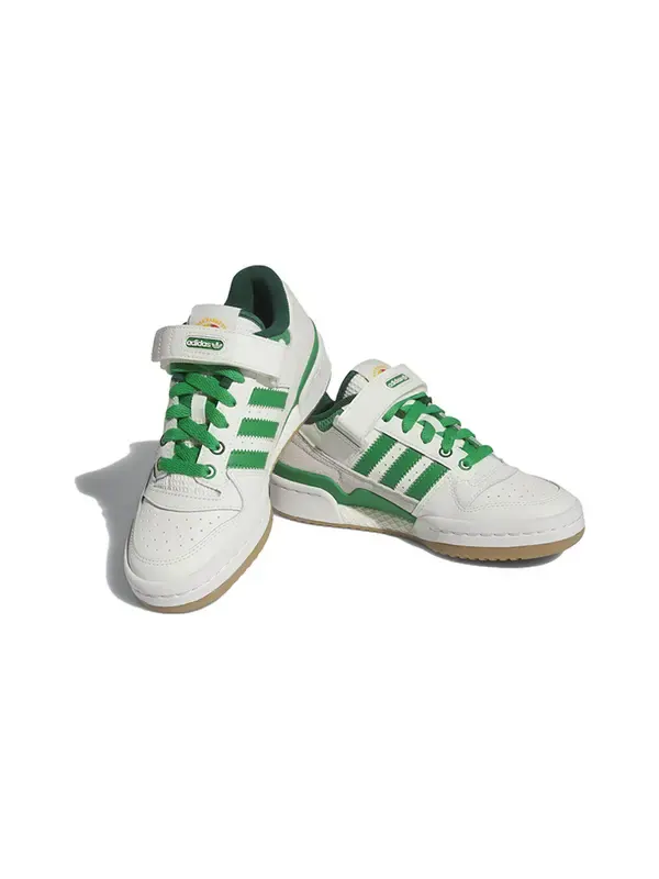 Кроссовки оригиналы форум низкий Adidas — изображение 3 из 4, белый/зеленый