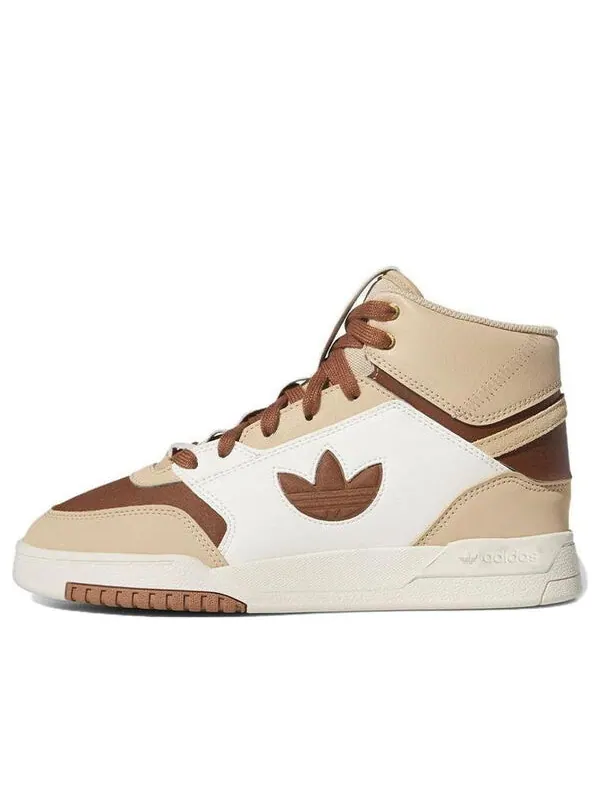 Кроссовки оригиналы drop step ix кроссовки Adidas — изображение 1 из 4, белый/хаки/коричневый