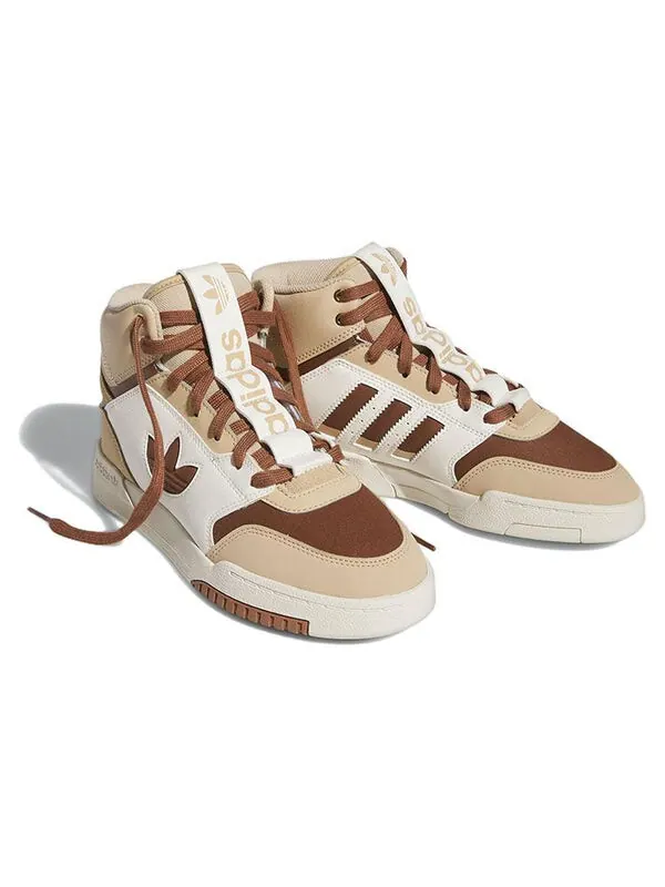Кроссовки оригиналы drop step ix кроссовки Adidas — изображение 3 из 4, белый/хаки/коричневый