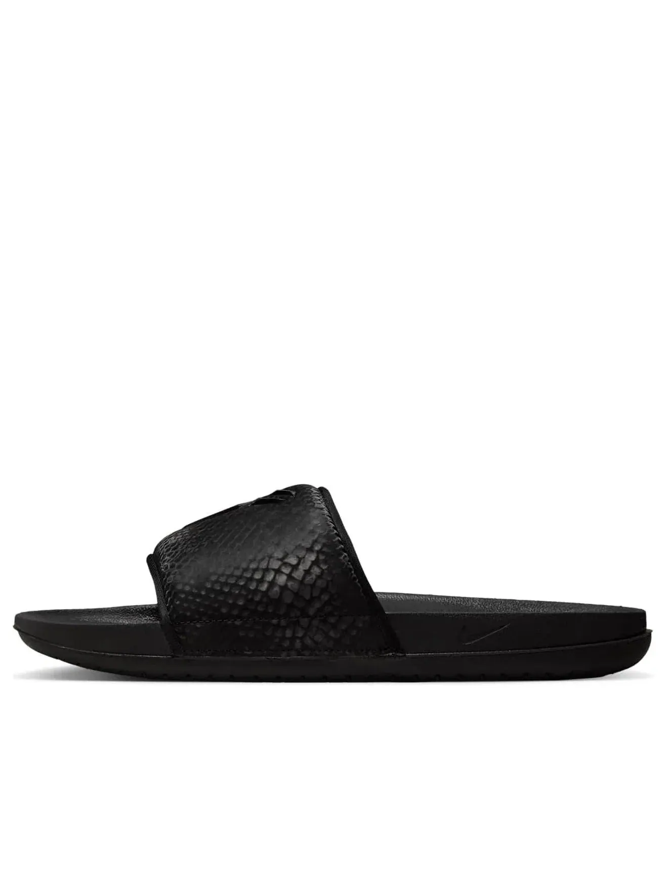Мужские шлепанцы с закрытым носком модель Offcourt Slide Triple Black Nike — изображение 1 из 5, черный