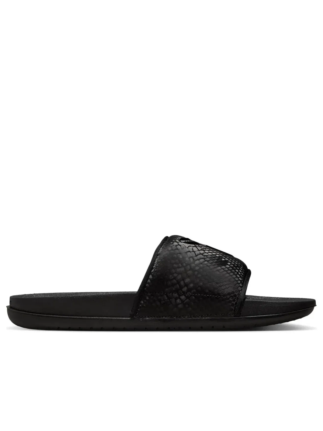 Мужские шлепанцы с закрытым носком модель Offcourt Slide Triple Black Nike — изображение 2 из 5, черный