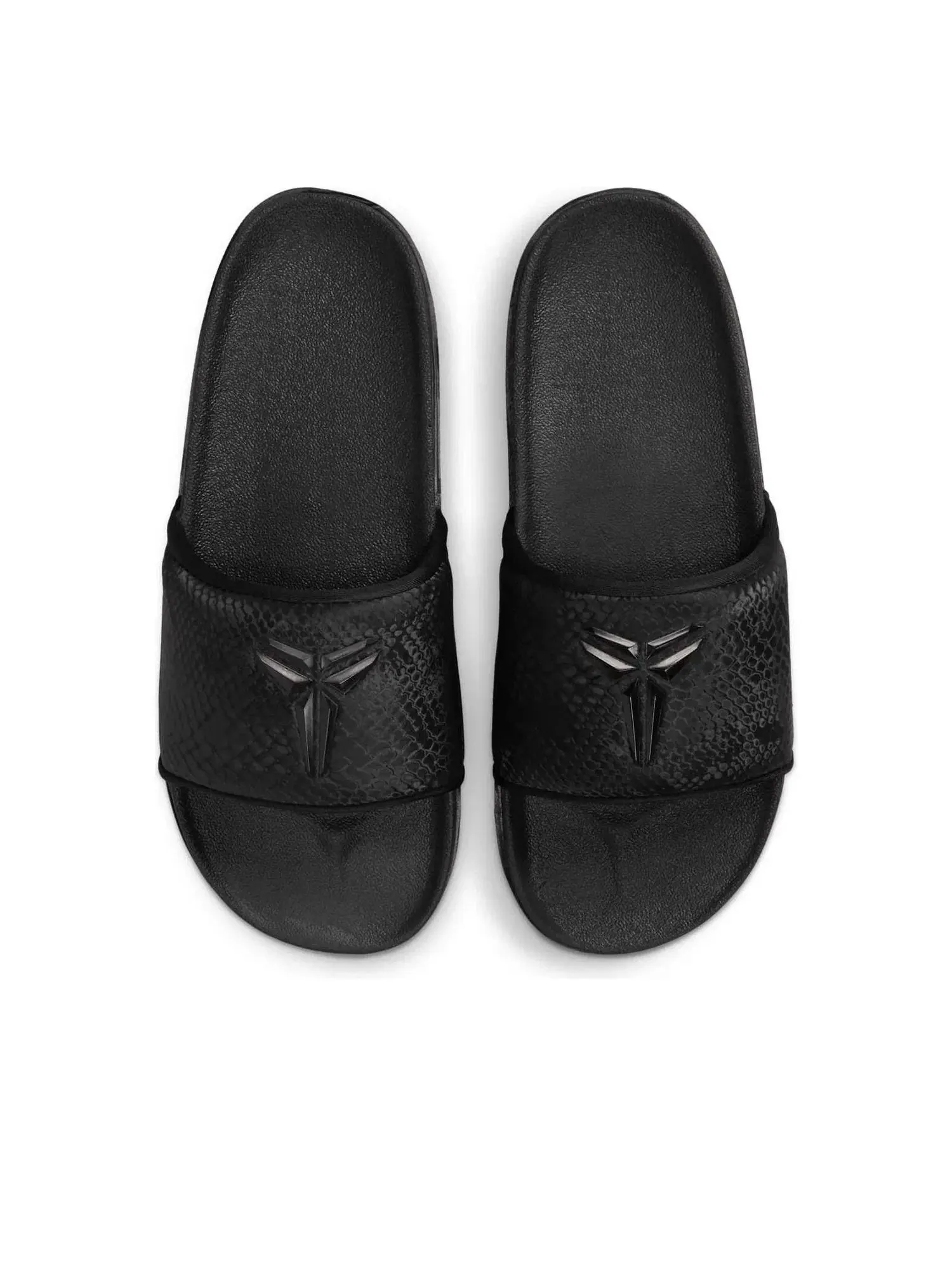 Мужские шлепанцы с закрытым носком модель Offcourt Slide Triple Black Nike — изображение 3 из 5, черный