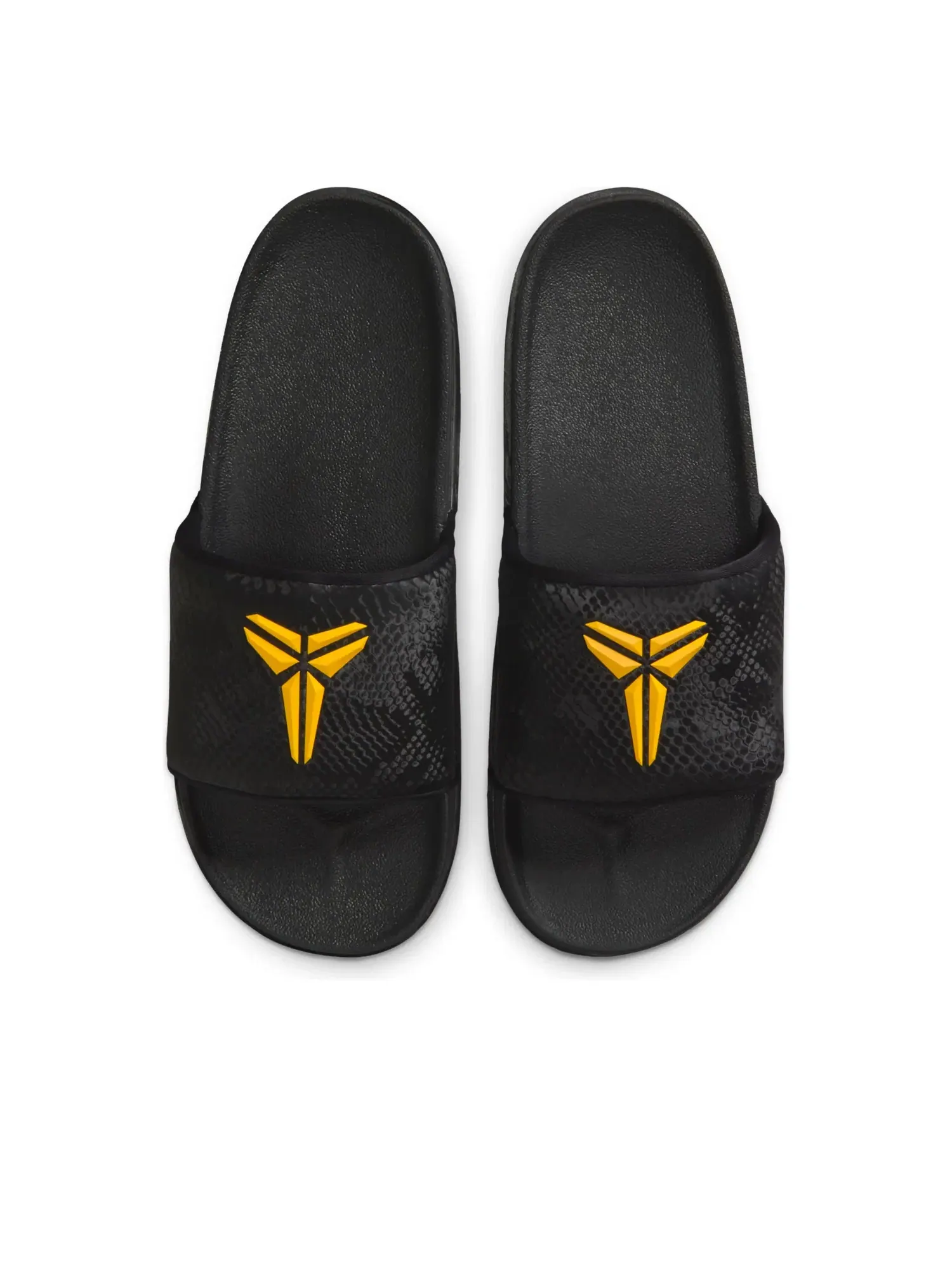 Шлепанцы Nike Kobe Kawa 'Black University Gold' IF2870-003 — изображение 3 из 6, черный
