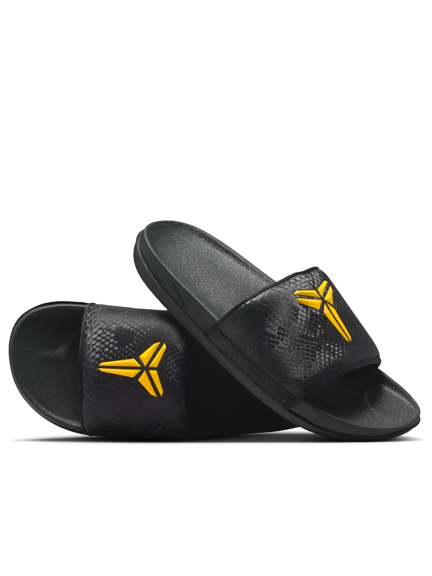 Шлепанцы Nike Kobe Kawa 'Black University Gold' IF2870-003 — изображение 5 из 6, черный