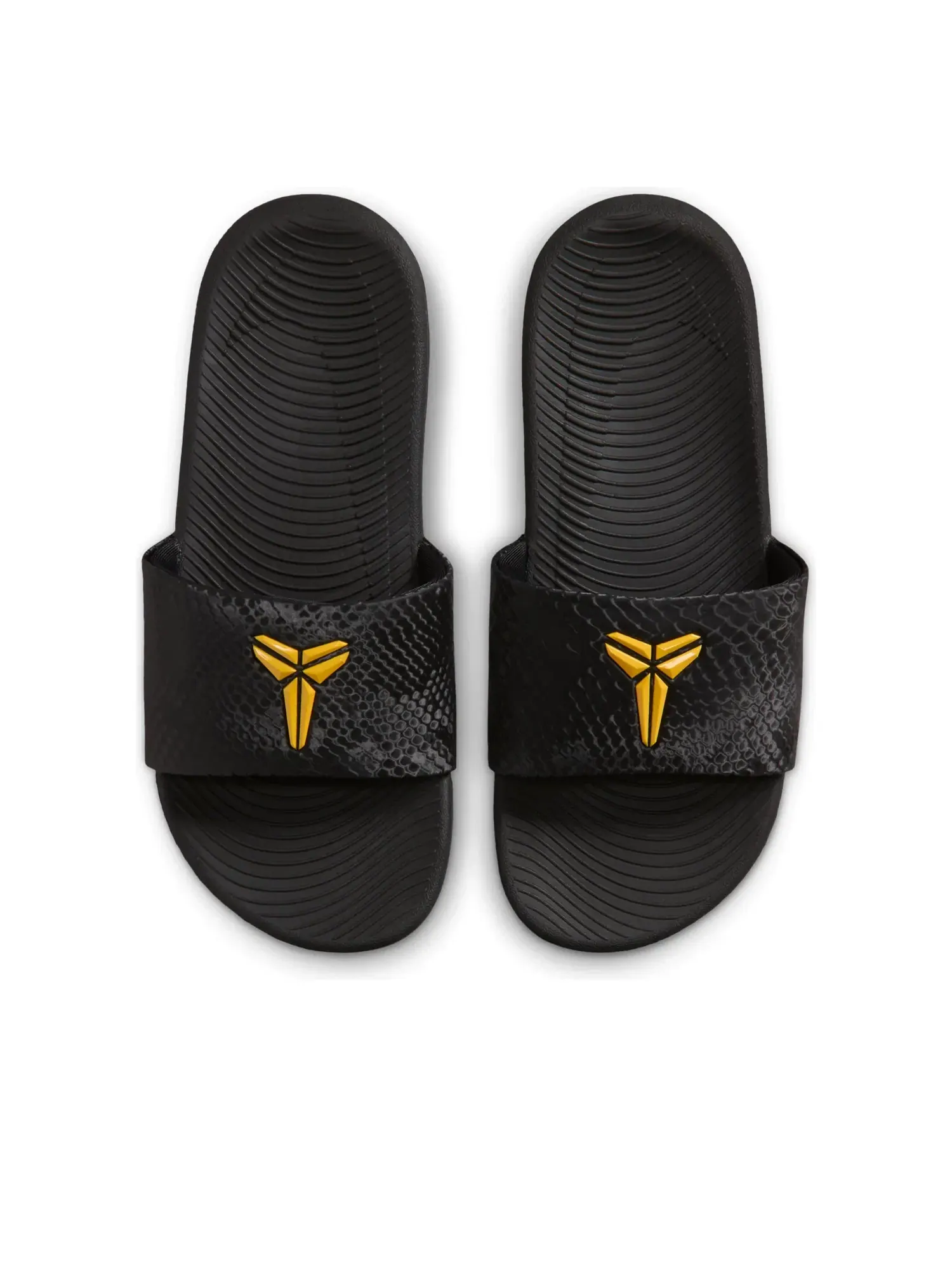 Шлепанцы Nike Kobe Kawa 'Black University Gold' IF2871-003 — изображение 3 из 6, черный