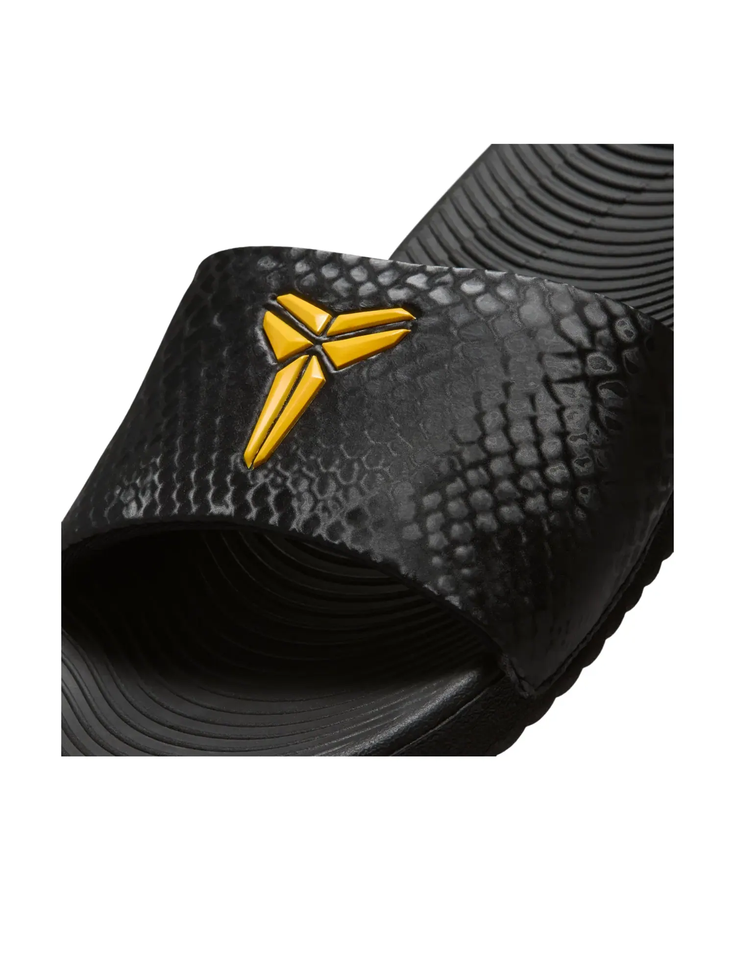 Шлепанцы Nike Kobe Kawa 'Black University Gold' IF2871-003 — изображение 4 из 6, черный