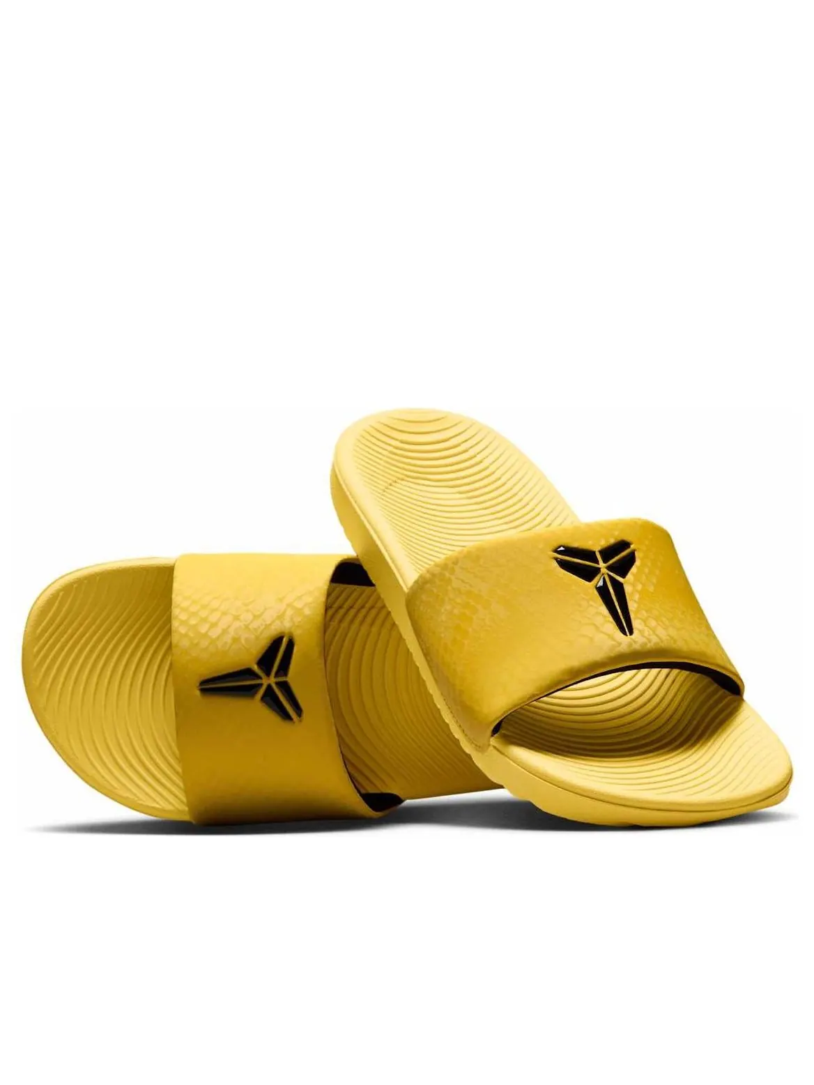Шлепанцы (GS) Nike Kobe Kawa Slides 'Lightening Black' — изображение 3 из 5, желтый