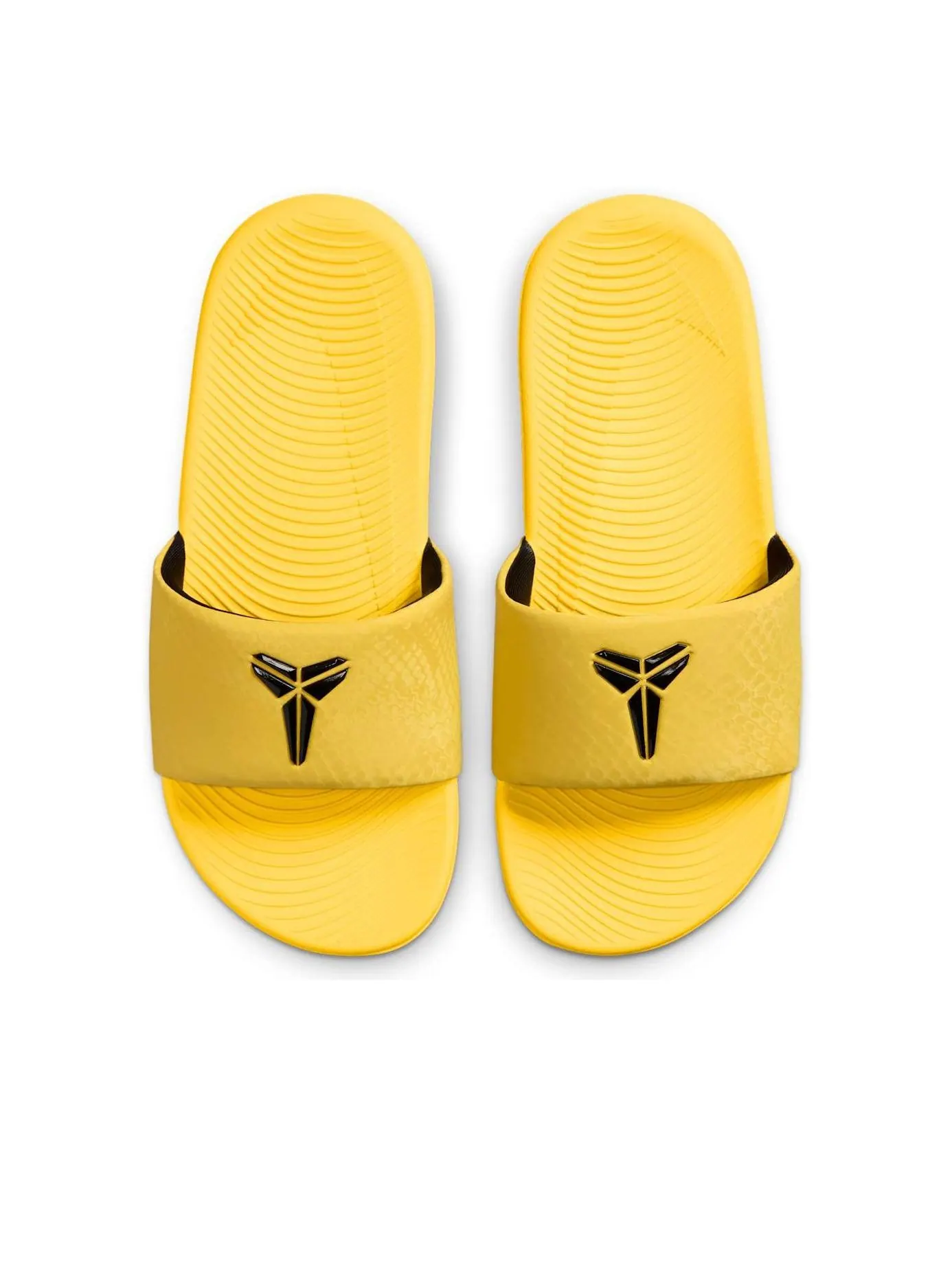 Шлепанцы (GS) Nike Kobe Kawa Slides 'Lightening Black' — изображение 4 из 5, желтый