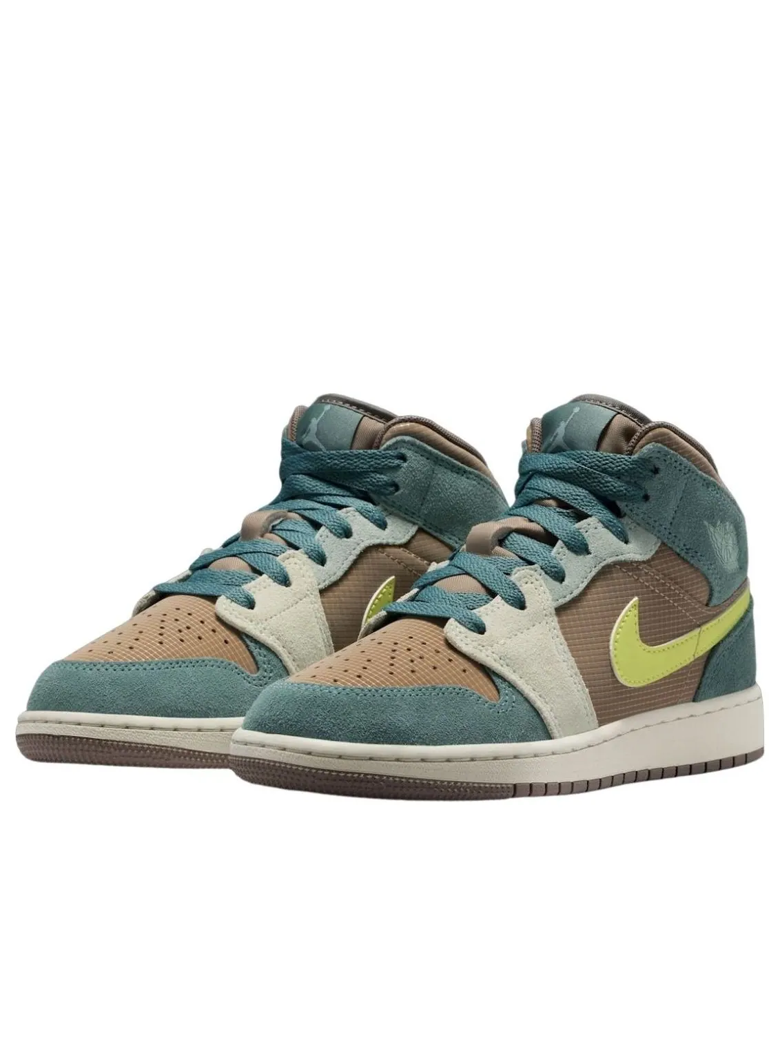 (GS) Air Jordan 1 Mid We Outside 'Khaki Hasta' — изображение 2 из 6