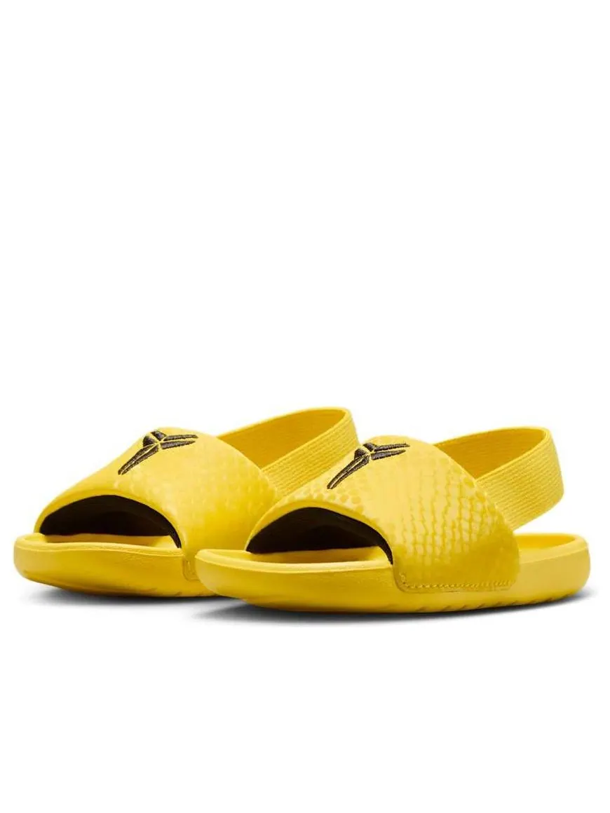 Шлепанцы (TD) Nike Kobe Kawa Slides 'Lightening Black' — изображение 3 из 6, желтый