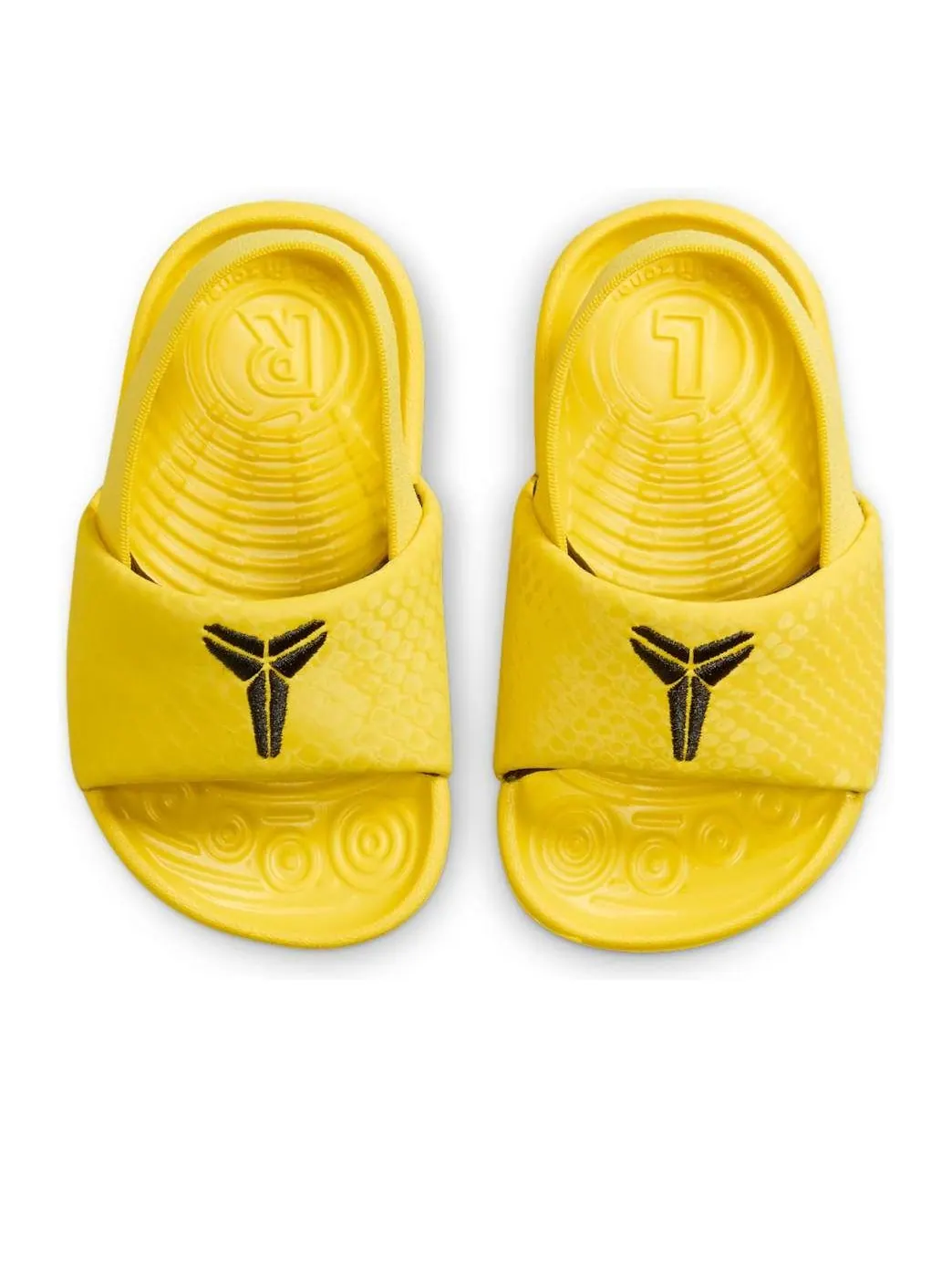 Шлепанцы (TD) Nike Kobe Kawa Slides 'Lightening Black' — изображение 4 из 6, желтый