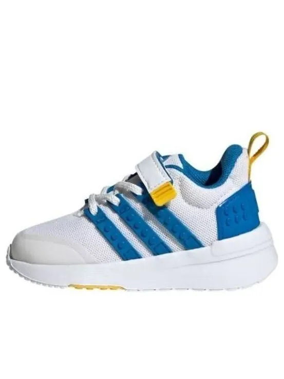 Кроссовки x lego racer tr21 эластичные шнурки и ремешок сверху кроссовки Adidas — изображение 1 из 4, белый/синий/желтый