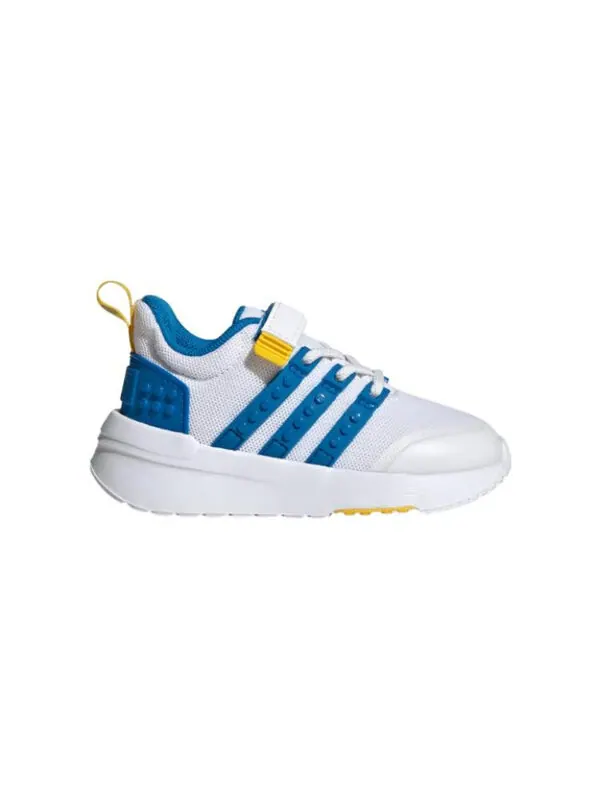 Кроссовки x lego racer tr21 эластичные шнурки и ремешок сверху кроссовки Adidas — изображение 2 из 4, белый/синий/желтый