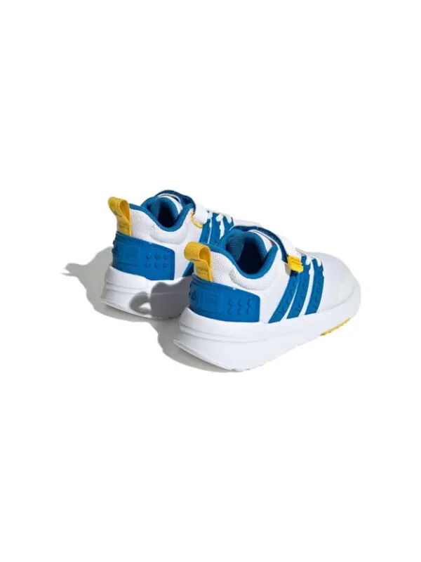 Кроссовки x lego racer tr21 эластичные шнурки и ремешок сверху кроссовки Adidas — изображение 3 из 4, белый/синий/желтый