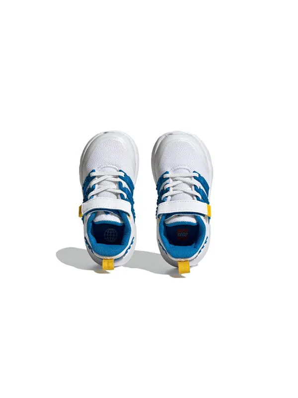 Кроссовки x lego racer tr21 эластичные шнурки и ремешок сверху кроссовки Adidas — изображение 4 из 4, белый/синий/желтый
