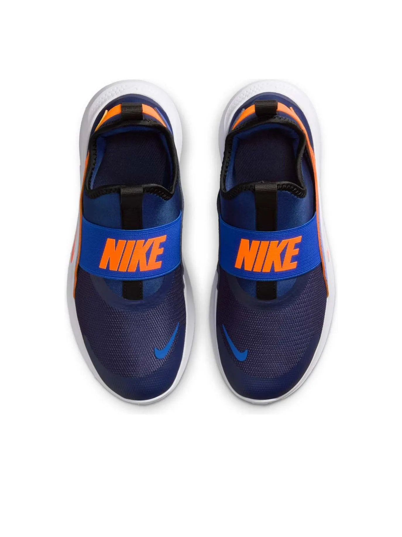 Кроссовки (GS) Nike Flex Runner 4 'Midnight Navy Total Orange Royal' — изображение 2 из 6, темно-синий