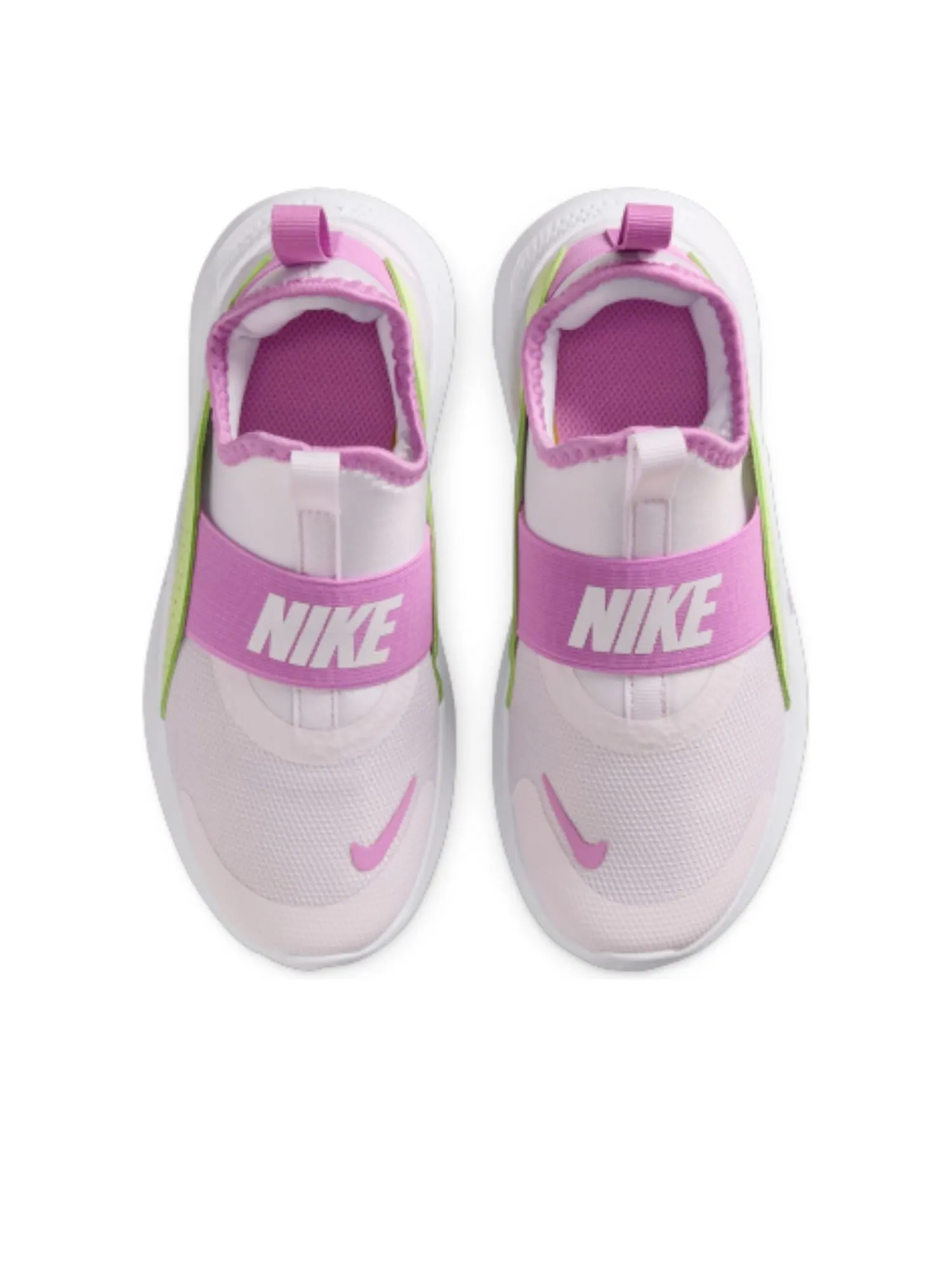 Кроссовки (PS) Nike Flex Runner 4 'Light Violet Liquid Lime' — изображение 2 из 6, розовый