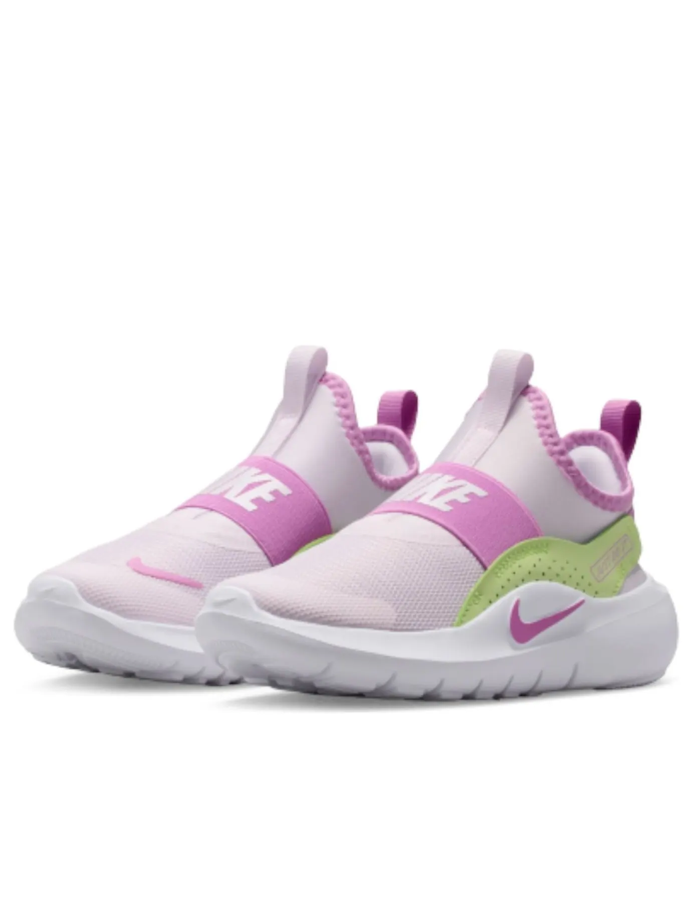 Кроссовки (PS) Nike Flex Runner 4 'Light Violet Liquid Lime' — изображение 3 из 6, розовый