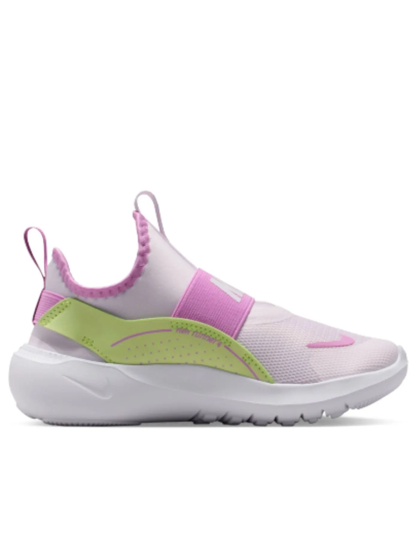 Кроссовки (PS) Nike Flex Runner 4 'Light Violet Liquid Lime' — изображение 6 из 6, розовый