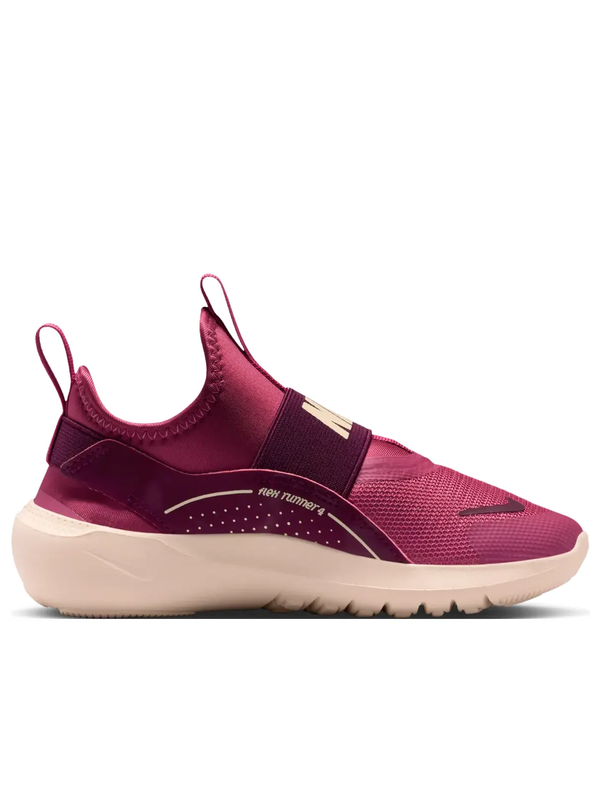 Кроссовки (PS) Nike Flex Runner 4 'Bordeaux Guava Ice' — изображение 6 из 7, красный