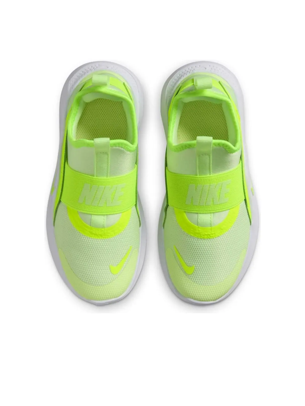 Кроссовки (PS) Nike Flex Runner 4 'Barely Volt White' — изображение 2 из 6, зеленый