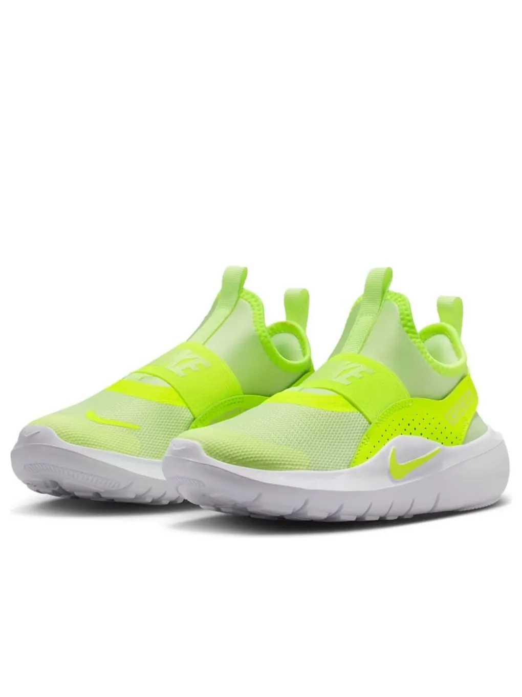 Кроссовки (PS) Nike Flex Runner 4 'Barely Volt White' — изображение 4 из 6, зеленый
