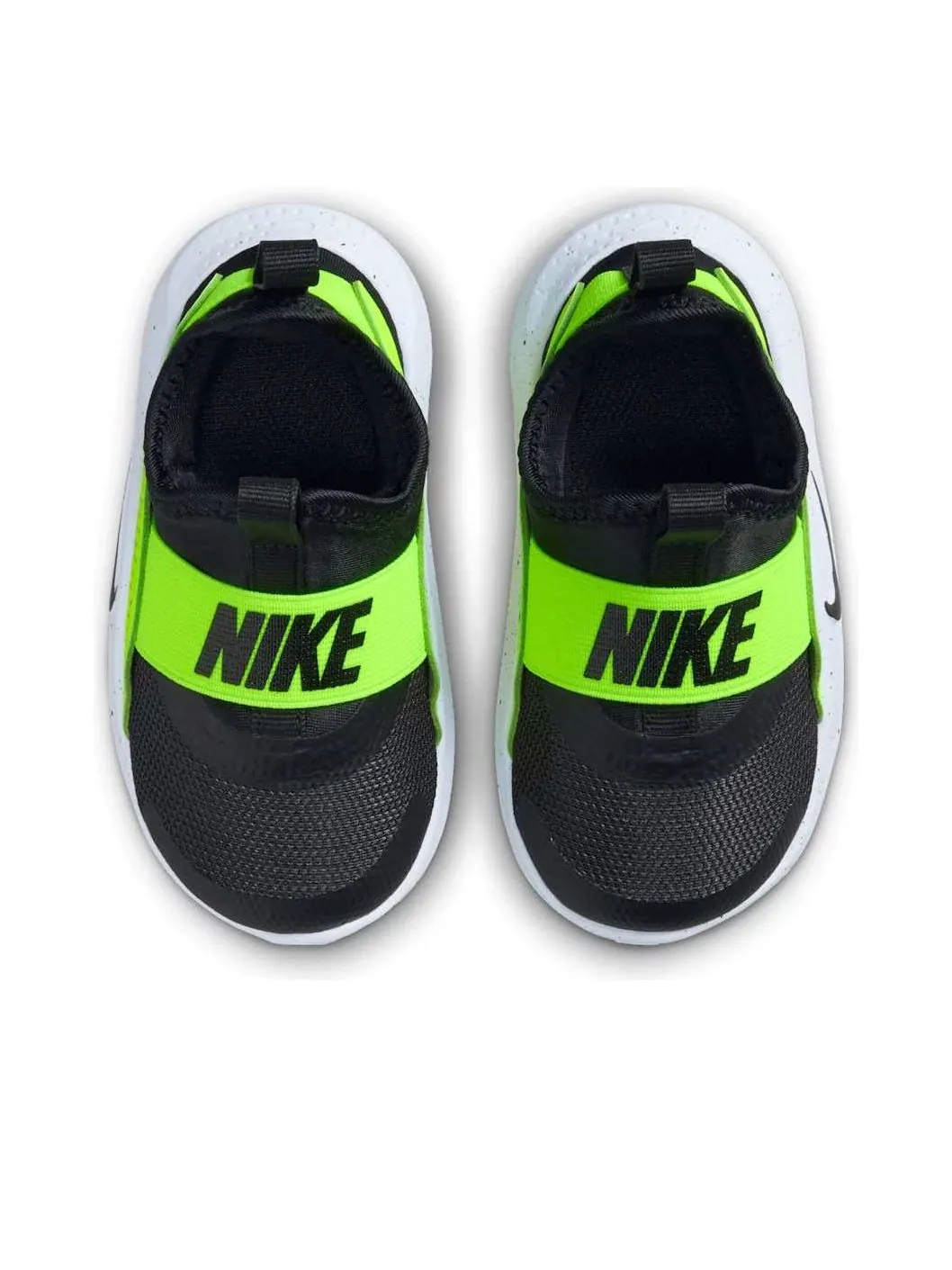 (TD) Кроссовки Nike Flex Runner 4 'Black Volt' — изображение 2 из 6, черный//белый/черный