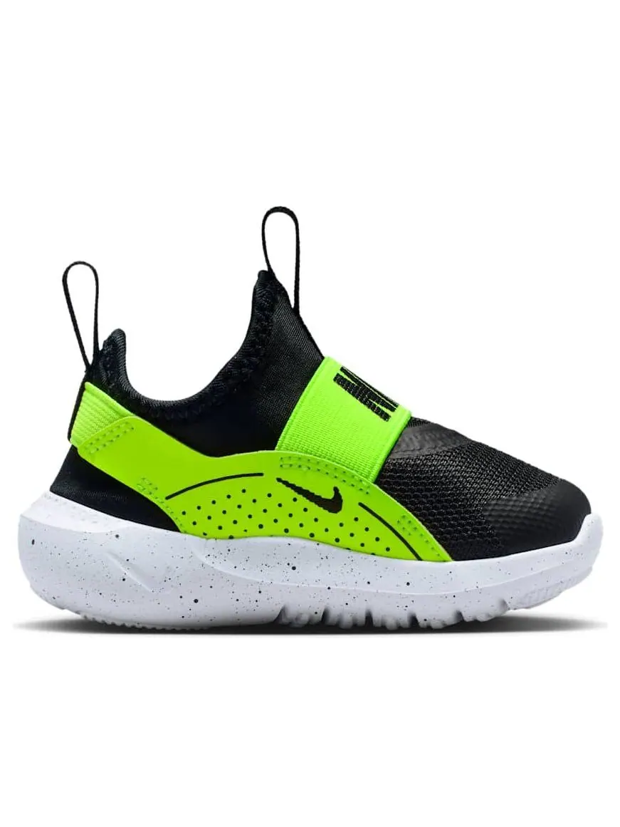 (TD) Кроссовки Nike Flex Runner 4 'Black Volt' — изображение 6 из 6, черный//белый/черный