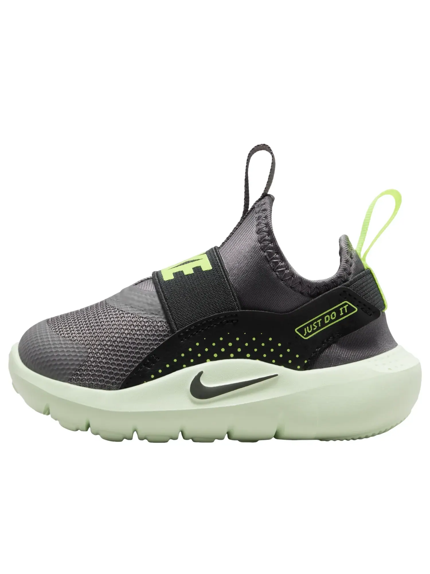 (TD) Кроссовки Nike Flex Runner 4 'Pencil Point Black Volt' — изображение 1 из 6, черный