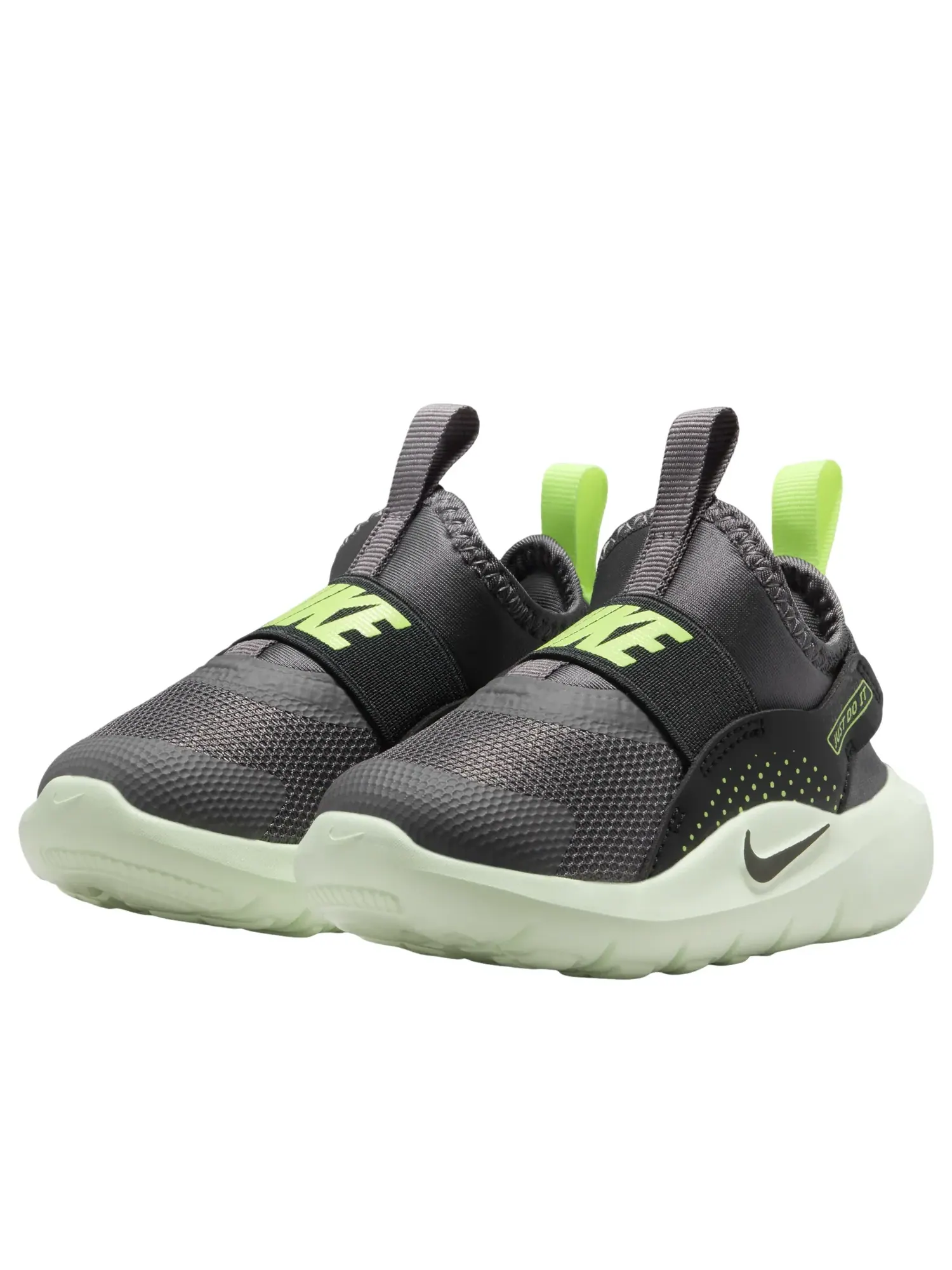 (TD) Кроссовки Nike Flex Runner 4 'Pencil Point Black Volt' — изображение 3 из 6, черный
