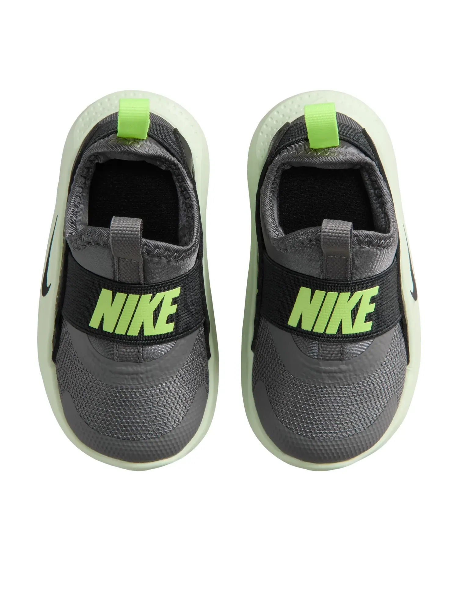 (TD) Кроссовки Nike Flex Runner 4 'Pencil Point Black Volt' — изображение 4 из 6, черный