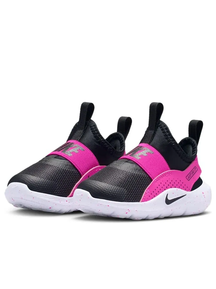 Кроссовки (TD) Nike Flex Runner 4 'Black Laser Fuchsia' — изображение 4 из 6, черный