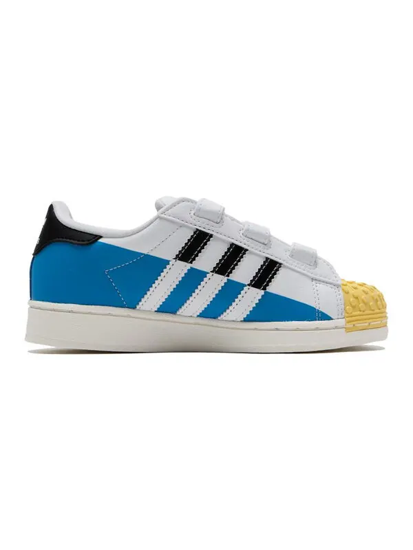 Кроссовки superstar x lego shoes Adidas — изображение 2 из 4, белый/черный/яркий синий