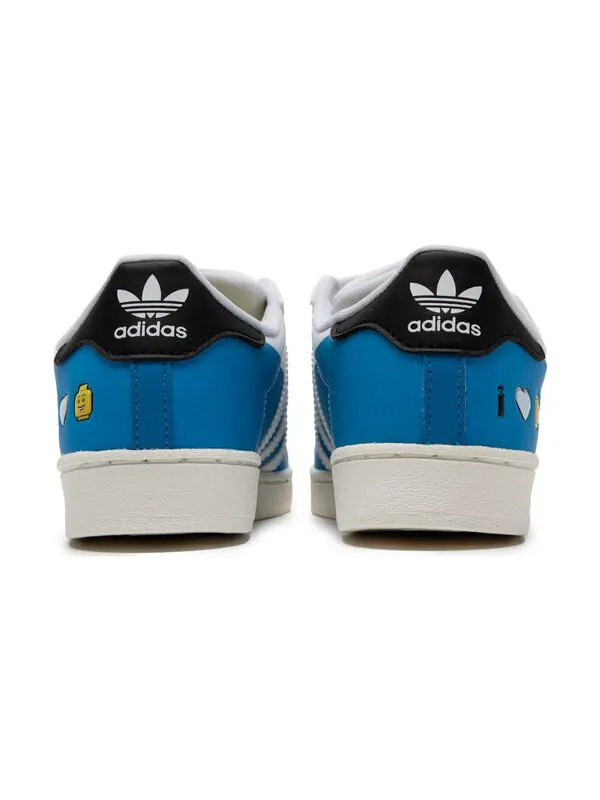 Кроссовки superstar x lego shoes Adidas — изображение 4 из 4, белый/черный/яркий синий